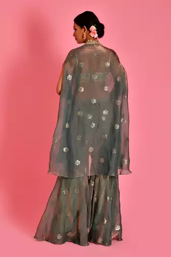 Chitra cape & sharara set