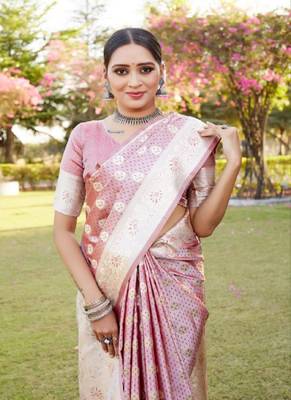  Kanjivaram Soft Satin Silk Saree  1