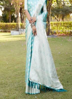 Kanjivaram Soft Satin Silk Saree  3