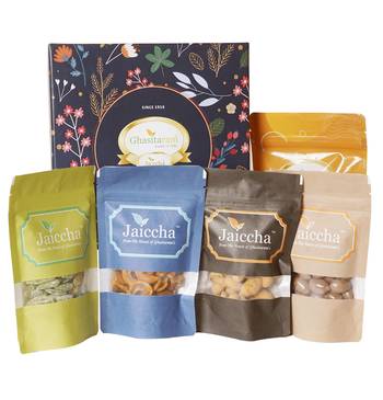 Ghasitaram hamper box of 5 pouches 1