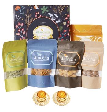 Ghasitaram hamper box of 5 pouches 3