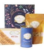 Ghasitaram hamper box small with milk cake