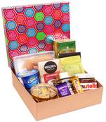 Gourmet medium hamper box of 12 goodies