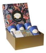 Ghasitaram big hamper box of 4 dryfruit cans and mewa bites