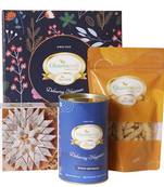 Ghasitaram hamper box small with kaju katli