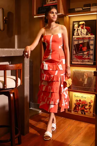 Seville midi dress