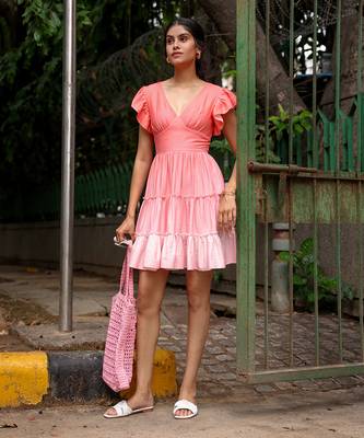 Venice ruffle dress 1