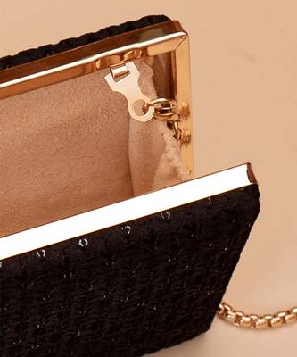 Noir black clutch 3