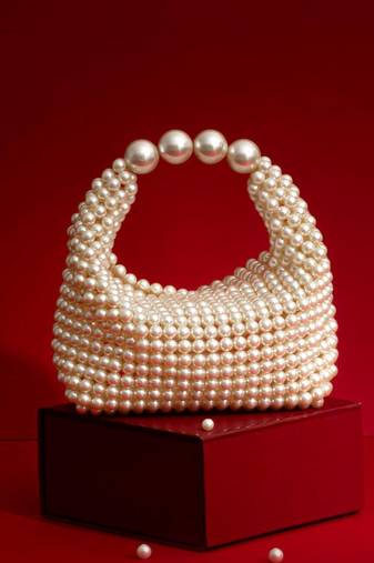 Zia pearl purse