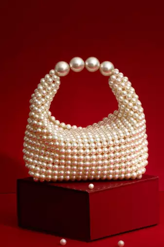 Zia pearl purse