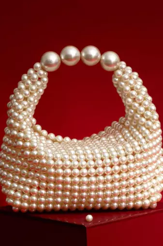 Zia pearl purse