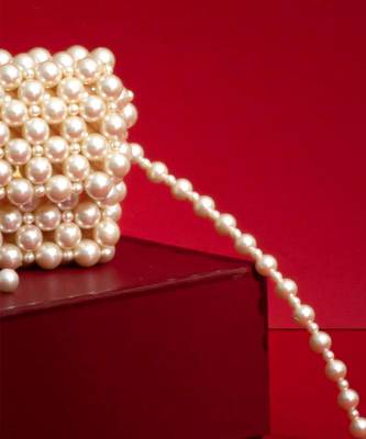 Alba off-white pearl belt bag 4
