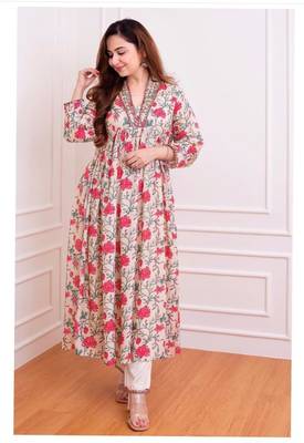 Cotton Printed Kurti With Pant 2