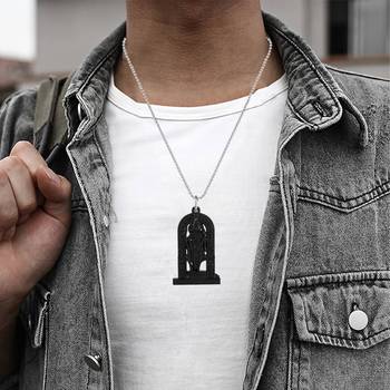 Brass bhagwan shri ram lalla pendant black reversible hindu temple jewellery chain necklace 4