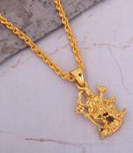 Gold plated, maa durga,kaali, chandi chain pendant necklace god temple jewellery men women