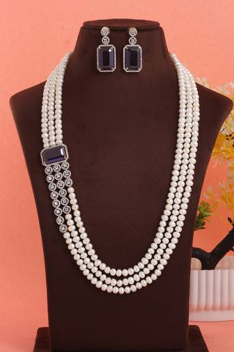 Natural fresh water pearls set from hyderabad