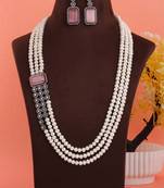 Natural fresh water pearls set from hyderabad