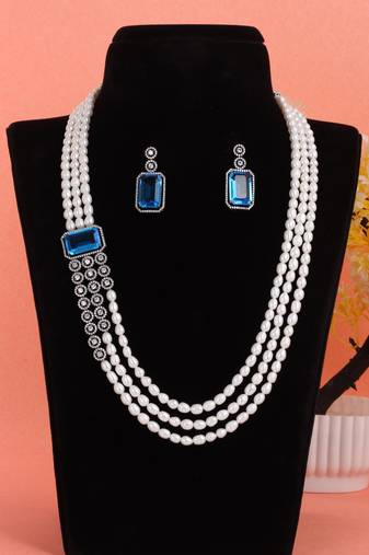 Natural fresh water pearls set from hyderabad