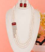 Natural fresh water pearls set from hyderabad