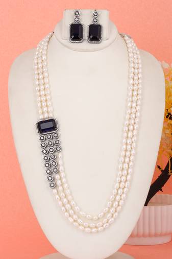 Natural fresh water pearls set from hyderabad
