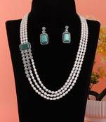 Natural fresh water pearls set from hyderabad
