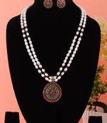 Natural fresh water pearls set from hyderabad