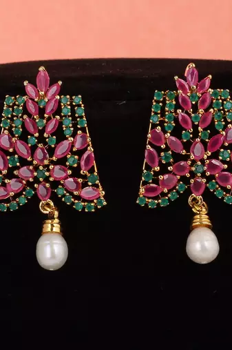 Natural fresh water pearls set from hyderabad