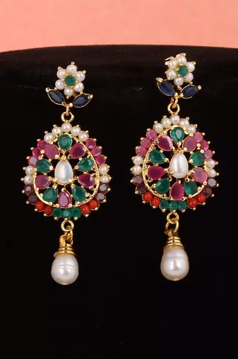 Natural fresh water pearls set from hyderabad
