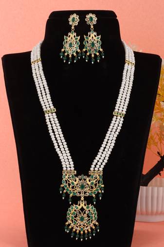 Natural fresh water pearls set from hyderabad