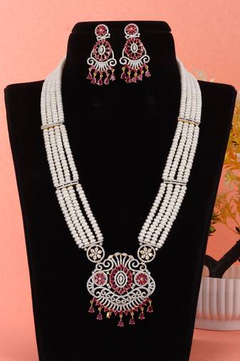 Natural fresh water pearls set from hyderabad