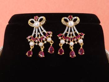 Natural fresh water pearls set from hyderabad 2