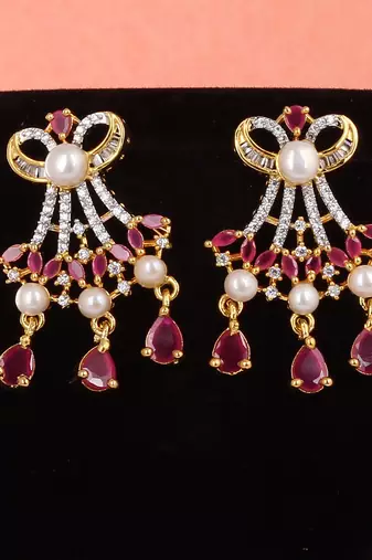 Natural fresh water pearls set from hyderabad