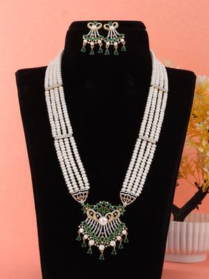 Natural fresh water pearls set from hyderabad 1
