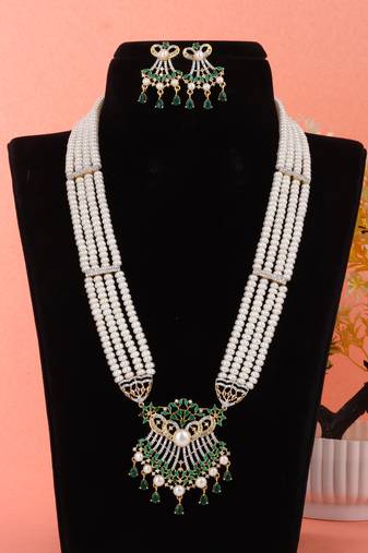 Natural fresh water pearls set from hyderabad