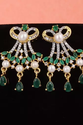 Natural fresh water pearls set from hyderabad