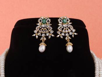Natural fresh water pearls set from hyderabad 2