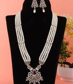 Natural fresh water pearls set from hyderabad