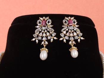 Natural fresh water pearls set from hyderabad 2