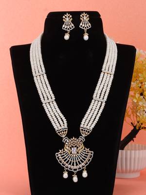 Natural fresh water pearls set from hyderabad 1