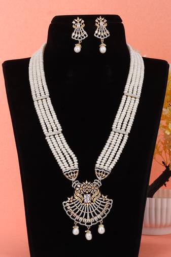 Natural fresh water pearls set from hyderabad