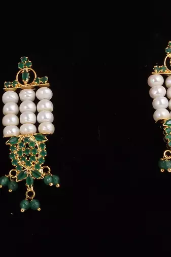 Natural fresh water pearls set from hyderabad