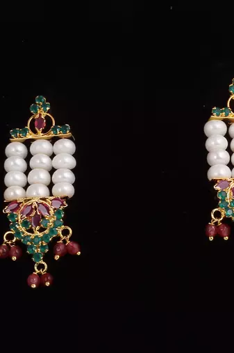 Natural fresh water pearls set from hyderabad
