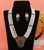 Natural fresh water pearls set from hyderabad