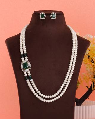 Natural fresh water pearls set from hyderabad 1