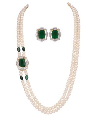 Natural fresh water pearls set from hyderabad 3