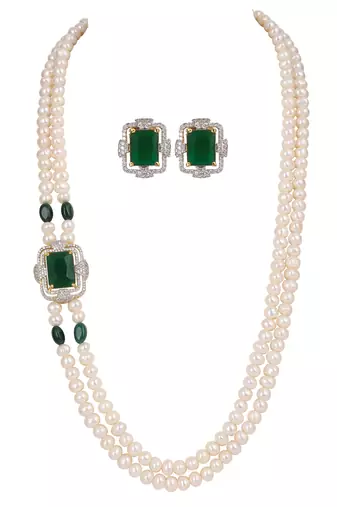 Natural fresh water pearls set from hyderabad