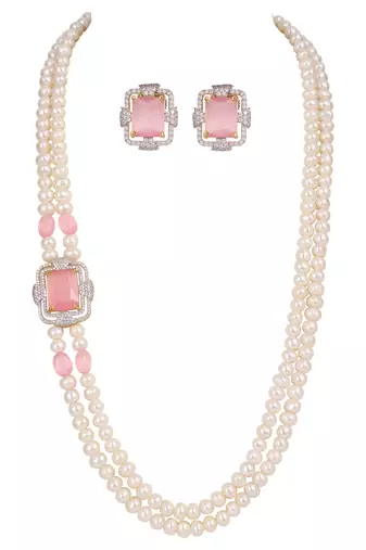 Natural fresh water pearls set from hyderabad