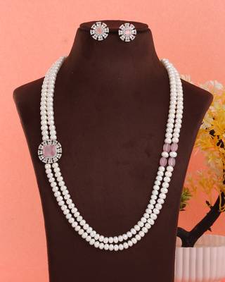 Natural fresh water pearls set from hyderabad 1