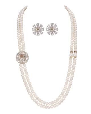 Natural fresh water pearls set from hyderabad 3