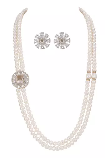 Natural fresh water pearls set from hyderabad